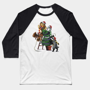 A Merry Christmas Baseball T-Shirt